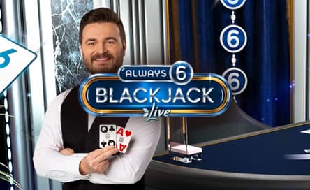 Always 6 Blackjack 2 ao vivo